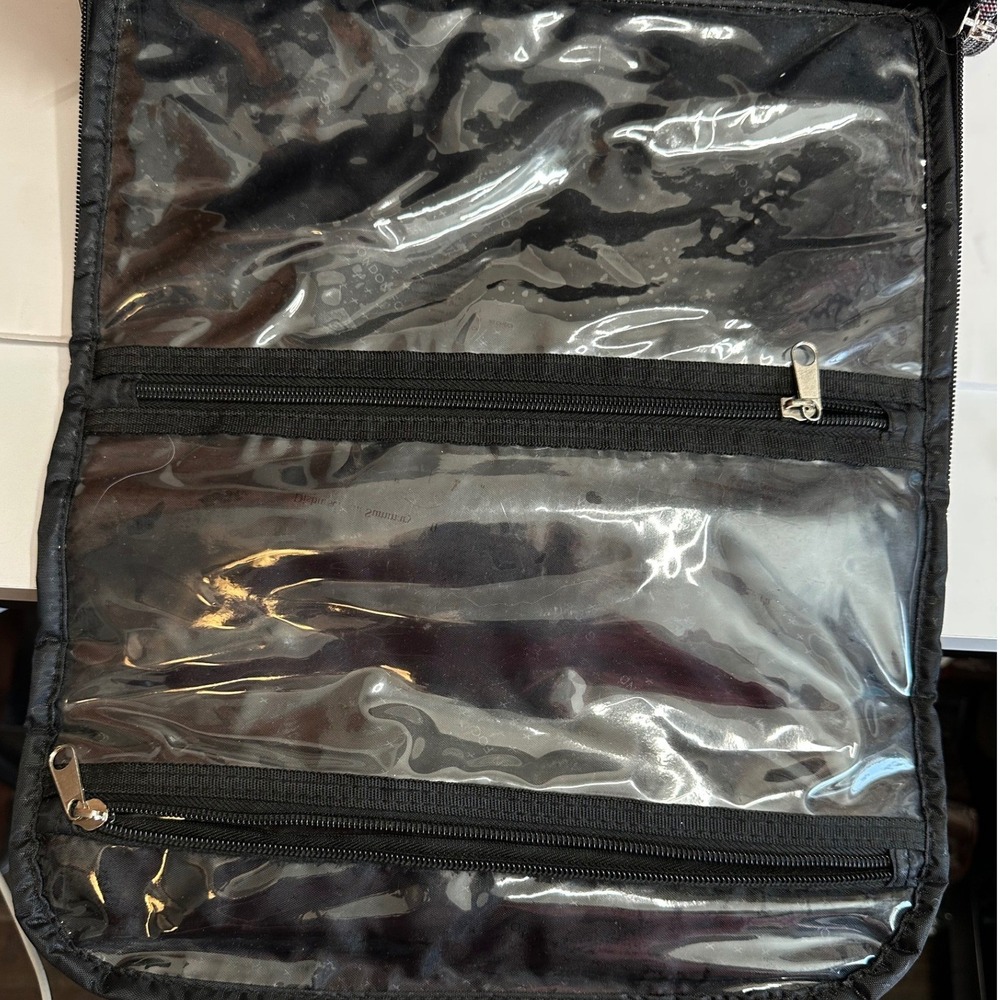 London Fog Devonshire 360UL Rolling Club Bag Unisex Carry On Grey Plaid CLEAN! - Picture 14 of 16